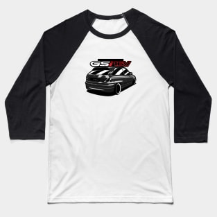 Black Opel Astra GSI Baseball T-Shirt